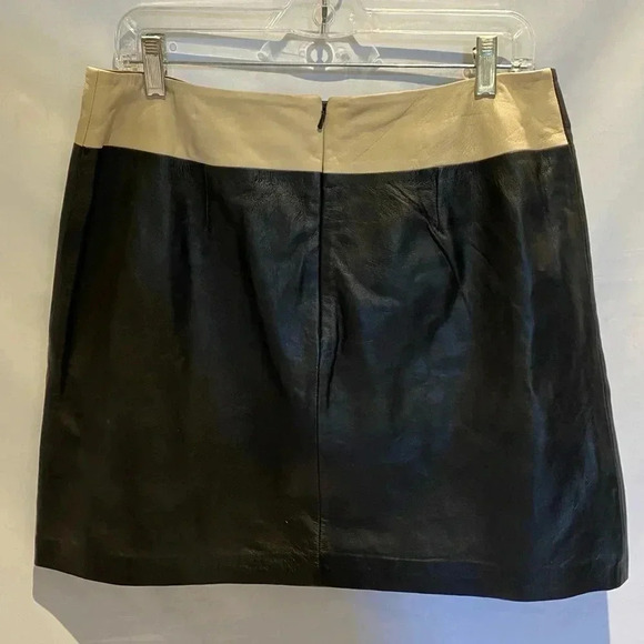 Halogen Black Leather Skirt, size 10 - Picture 8 of 8